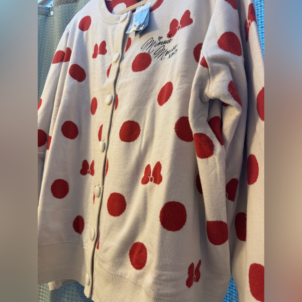 Her Universe Disney Minnie Mouse Polka Dot Cardigan Her Universe Exclusive 2X - Picture 4 of 4